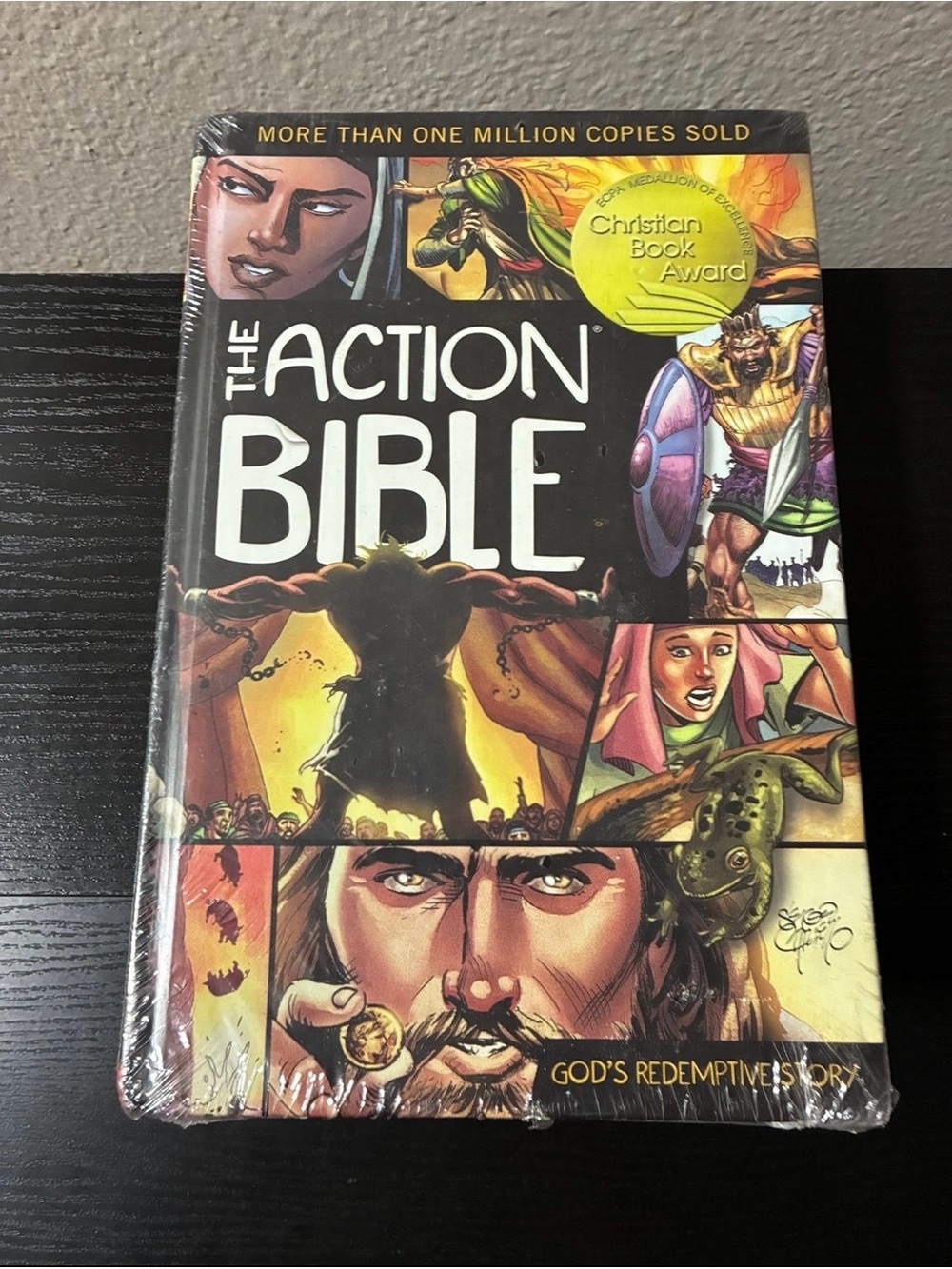 The Action Bible Sergio Cariello Gods Redemptive Story Hardcover David Cook